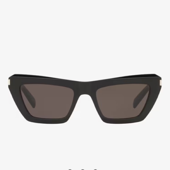 NEW SAINT LAURENT SL467 001 WOMEN BLACK CAT EYE  SUNGLASSES SL 467 001 - Picture 3 of 9